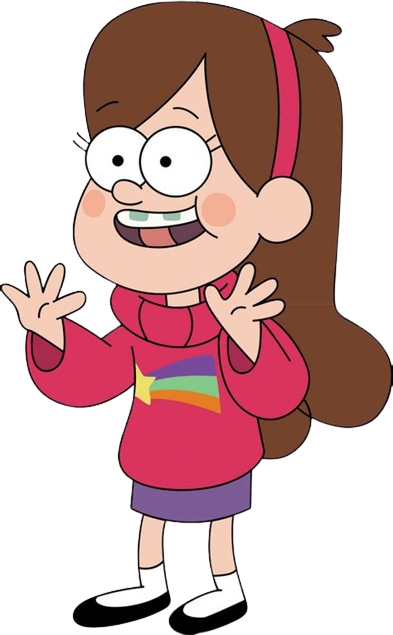 Mabel Pines has her hands towards the camera